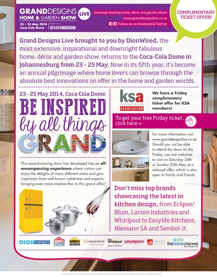 Grand Designs Live Complimentary ticket for members!